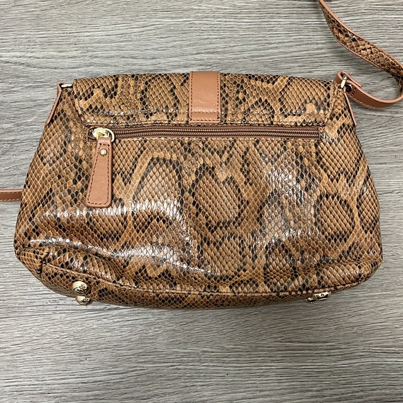 Original by Sharif 1827 Womens crossbody purse genuine leather snakeskin footed - Picture 5 of 10